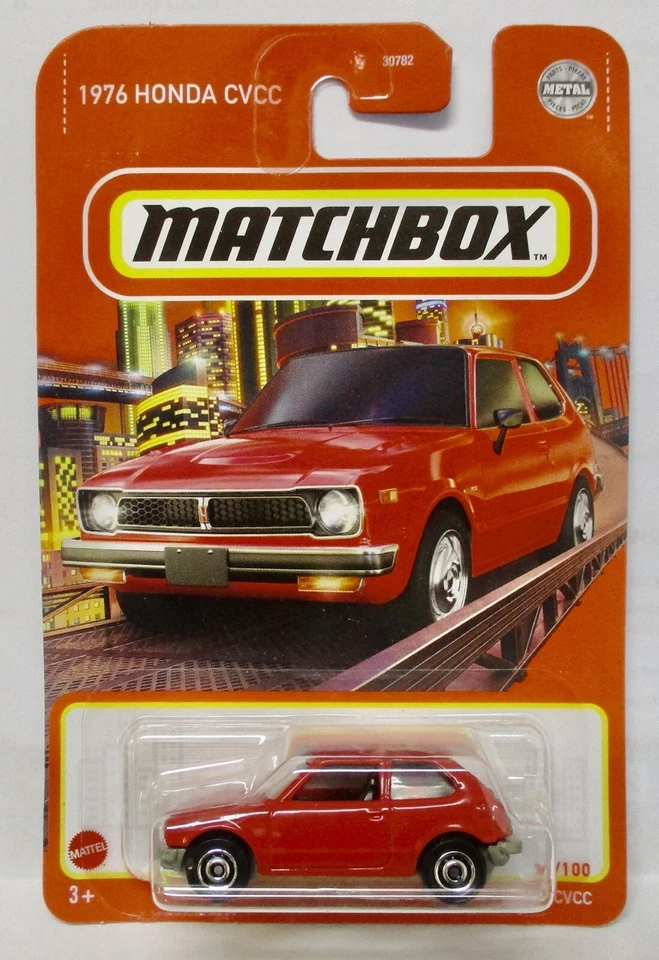 Matchbox 2022 *Funda D * Honda CVCC 1976 rojo 21/100 rojo envío combinado   Foto 1 de 1