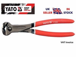 Yato End Cutting Carpenter Pincer Pliers Snips Nail Puller Tool YT-2063-4 - Picture 1 of 1