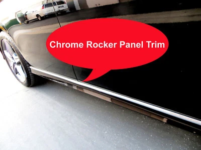 2002-2019 BUICK Chrome SIDE ROCKER PANEL Trim Molding Kit 2PC - Image 1 of 3