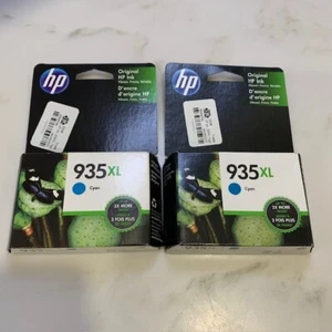 Genuine HP 935XL Cyan High Yield Ink Cartridge - Exp 5/2020 & 1/2020 - Picture 1 of 1