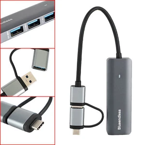 4 in 1 USB C HUB for Macbook iPad Pro Air M1 PC Accessories USB C Splitter - Photo 1/11
