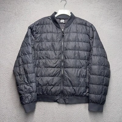 32 Degrees Jacket Mens XL Gray Full Zip Down Puffer Long Sleeve Hiking Outdoor - Image 1 of 4