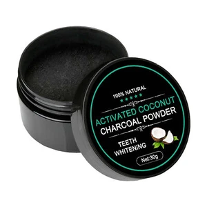 Charcoal Teeth Tooth Whitening Powder Natural Organic Toothpaste Toothbrush Oral - Foto 1 di 12