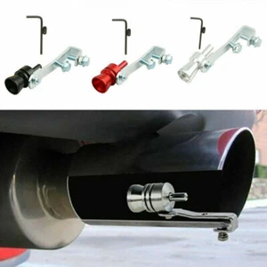 XL L M S Turbo Sound Whistle Muffler Exhaust Pipe Simulator Whistler Auto Car - Bild 1 von 19