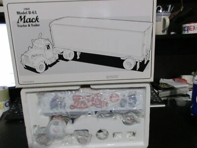 1995-First Gear-" PEPSI-COLA [COPS] " 1960 Model B-61 Mack Tractor & Trlr 1:34 - Image 1 of 4