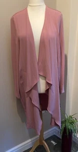 Chaqueta Plumero Nine West Talla XL Rubor Pálido Rosa Cascada Frente Ocasión Especial - Imagen 1 de 7