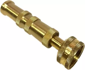 Brass Hose Nozzle - Made in the U.S.A. - Picture 1 of 2