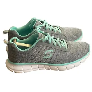 Skechers S Sport Shoes Womens 8.5 F190-4 Gray Running Sneakers Athletic - Picture 1 of 14