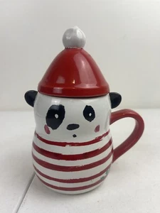 Paper Destiny Christmas Panda Ceramic Mug Herbie & Friends - Picture 1 of 6