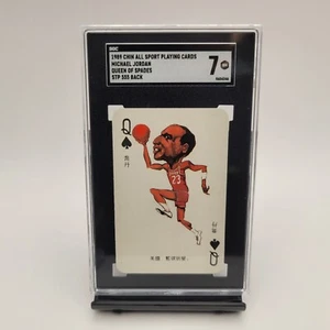Michael Jordan 1989 Chin All Sport Playing Cards SGC 7 Pop 1 One Higher Chinese - Picture 1 of 2