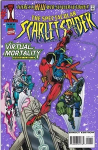 Spectacular Scarlet Spider #1 VF/NM 1995 Virtual Mortality Part 4 Marvel Comics - Picture 1 of 2