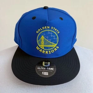 Golden State Warriors Snapback Hat Cap Mens NBA Fan Gear Gift Blue Yellow Black - Picture 1 of 10