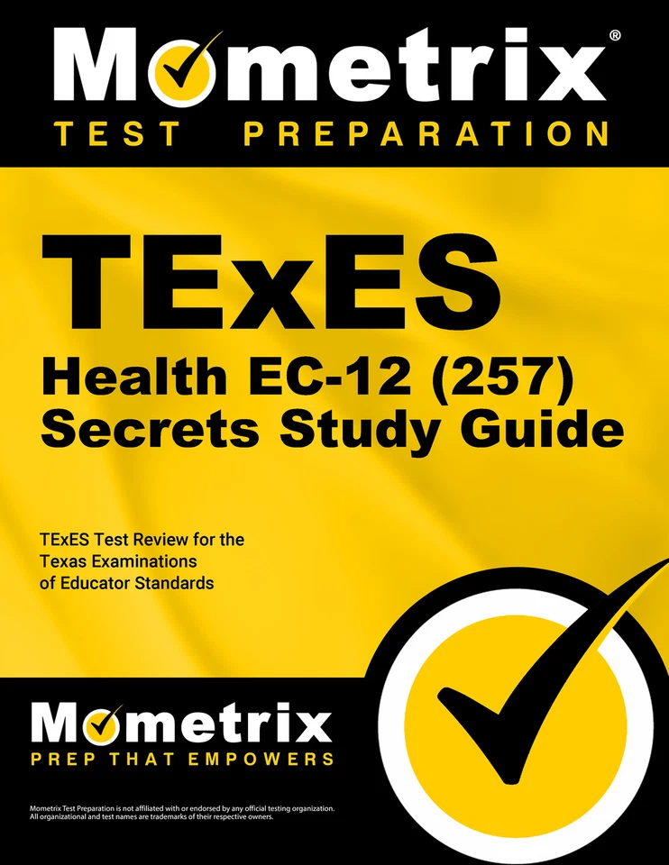 TExES Health EC-12 (257) Secrets Study Guide - Image 1 of 1