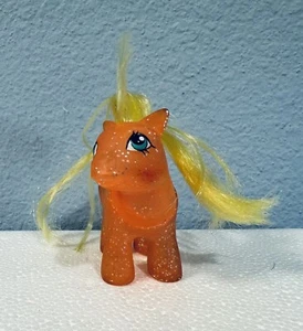 My Little Pony Hasbro MLP 1984 Naranja Brillo Bebé Flor Estrella Melena Amarilla - Imagen 1 de 5