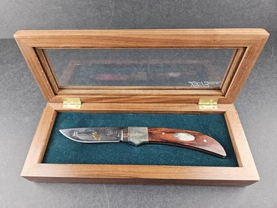 全新 L.L. BEAN 2001 收藏刀展示盒限量版 270/500 Schrade — 第 1/4 张图片