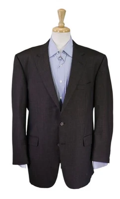 Blazer Abrigo Deportivo Burberry London Para Hombres Marrón Negro Cuadros 2-Btn Lana 44R Foto 1 de 4