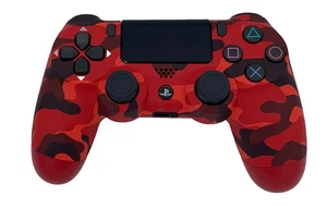 Offizieller Sony DualShock 4 Wireless Controller PlayStation 4 Rot Camouflage Sehr guter Zustand - Bild 1 von 3