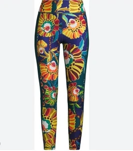 Johnny Was Bee Active V-Passe Kimbra Floral Tight Leggings Damen 2XL XXL - Bild 1 von 8