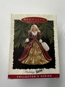 Hallmark Holiday Barbie Ornament #4 in Serie Neu im Karton kostenloser Versand - Bild 1 von 4