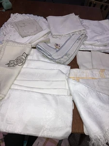 25 Vintage Table Mats / Runners Mixed Lot   Crafting - Picture 1 of 7