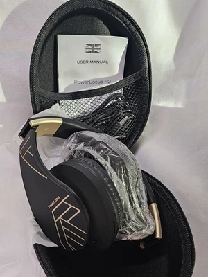 PowerLocus P2 Bluetooth Over-Ear Headphones, Wireless Stereo Foldable - no box - Image 1 of 2