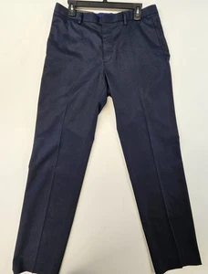 Banana Republic neu mit Etikett Hose Herren 33 x 34 marineblau schmale Passform bügelfrei elegant Stretch - Bild 1 von 11