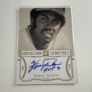 Panini Fergie Jenkins Coopertown 2013 certificado autógrafo automático/50 #hof-jen - Imagen 1 de 2