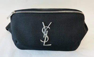 Bolso Cinturón SAINT LAURENT Cassandre Lona, Monograma Clásico YSL, Negro, ¡¡NUEVO!!! Foto 1 de 4