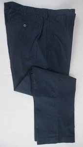 LANDS END Radiant Navy Traditional Fit Knockabout Chino Pants Mens 38 X 33 NEW - Picture 1 of 6