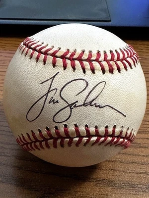 TIM SALMON 3 SIGNED AUTOGRAPHED OAL BASEBALL!  Angels! - Image 1 of 2