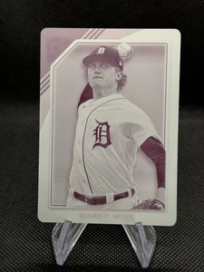 2022 Topps Gallery MAGENTA PRINTING PLATE #29 Casey Mize RC TIGERS 1/1 All Star - Picture 1 of 2