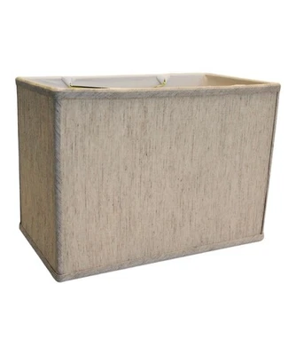 Rectangular Drum Lampshade (8x14) (8x14) x 10 Softback Textured Oatmeal - Image 1 of 4