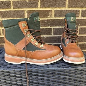 ORVIS Botas de Vadeo Pesca a Mosca Marrón Verde Suela de Fieltro Con Cordones Para Hombre 11 - Imagen 1 de 9