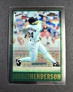 RICKEY HENDERSON 1997 Topps Chrome #39 Padres HOF - Imagen 1 de 2