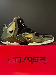 Nike Lebron XI 2013 (11) Kings Pride talla 11 616175-700 paracaídas dorado - Imagen 1 de 10
