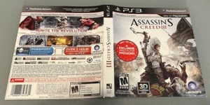 Assassin's Creed III Playstation 3 Cover Art & Manual - Picture 1 of 2