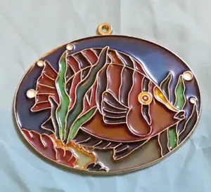 LOVELY RESIN TROPICAL FISH LIGHT CATCHER - Picture 1 of 3