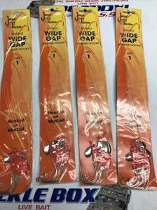 4pk Size 1 Jeros Spinner Hook - Picture 1 of 7