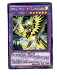 YuGiOh The Secret Forces Ritual Beast Ulti-Cannahawk Holo THSF-EN030 Secret Rare - Picture 1 of 4