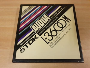 10" (26,50 CM) METAL REEL TAPE TDK AUDUA L-3600M #555 - Picture 1 of 4