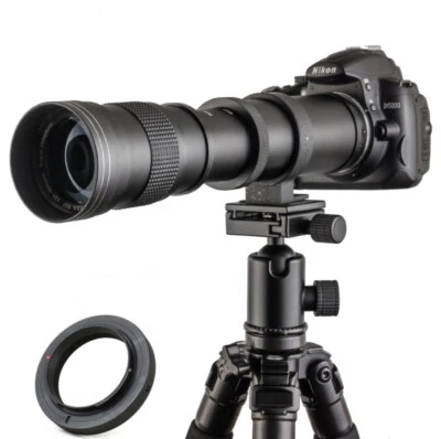 420-800mm F/8.3-16 Super Telephoto Lens MF Zoom for Canon EOS Rebel T1i T2i  BL - Image 1 of 4