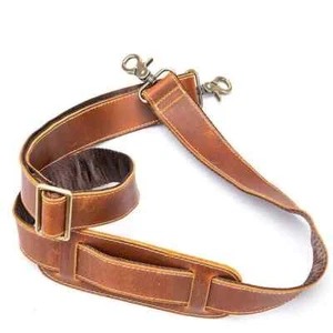 Correa de hombro de cuero genuino duradera - Replicación ideal para tu bolso mensajero usado - Imagen 1 de 8