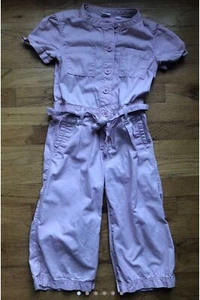 Gap Size 6/7 Capri Jumpsuit Dusty Pink - Picture 1 of 5