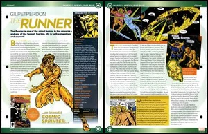 The Runner - Gilpetperdon #RU-01 Heroes - Cosmic Marvel Fact File Page - Picture 1 of 1