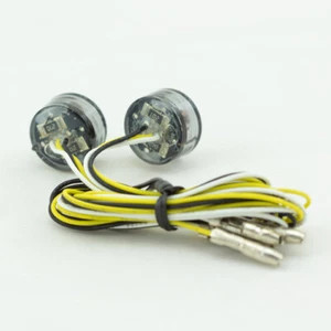 2 x SMD Einbaublinker Positionslicht vorne Zero getönt E-gepr d16x8,5mm - Bild 1 von 3