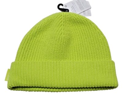 Nuevo gorro acanalado Lululemon de mezcla de algodón ajustado - Limón eléctrico (ELLE) - S/M Foto 1 de 4