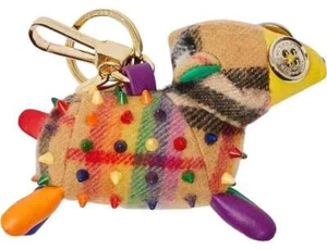 Burberry "Wendy the Rainbow Sheep" vintage check CREATURE CHARM for bag/Keyring - Picture 1 of 12