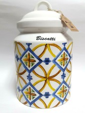 BISCOTTIERA TERRA D'AMURI 24 CM CASA CUCINA IN CERAMICA IDEE REGALO 817069