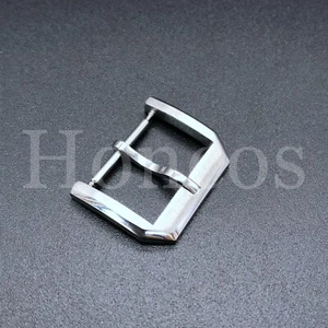 18MM TANG TONGUE BUCKLE FIT IWC PILOT PORTUGUESE TOP GUN LEATHER STRAP BRUSHED - Bild 1 von 3