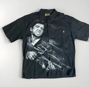 Vintage Scarface Clothing Company Aop abotonada talla XXL - Imagen 1 de 5